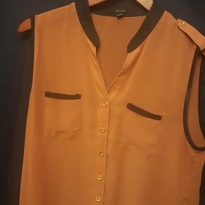 Ladies Mine Sheer Tank Large L